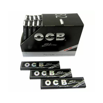 OCB Black Premium Connoisseur Paper With Tips