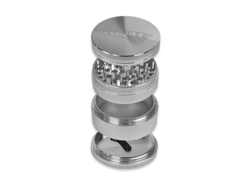 RAW Stainless Steel Shredder With Magnet & Sifter 50mm Grinder