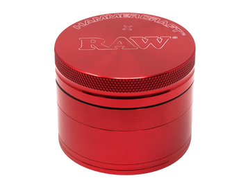 RAW x Hammercraft 4-Piece Grinder - Red