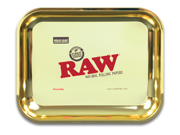 RAW Ethereal Rolling Tray (Gold Edition) - Large