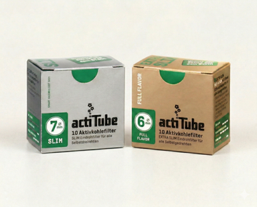 Acti tube Charcoal Filters - 6mm & 7mm (Box of 10)